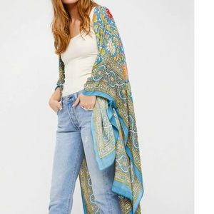 Free People Magic Dance Border Print Kimono